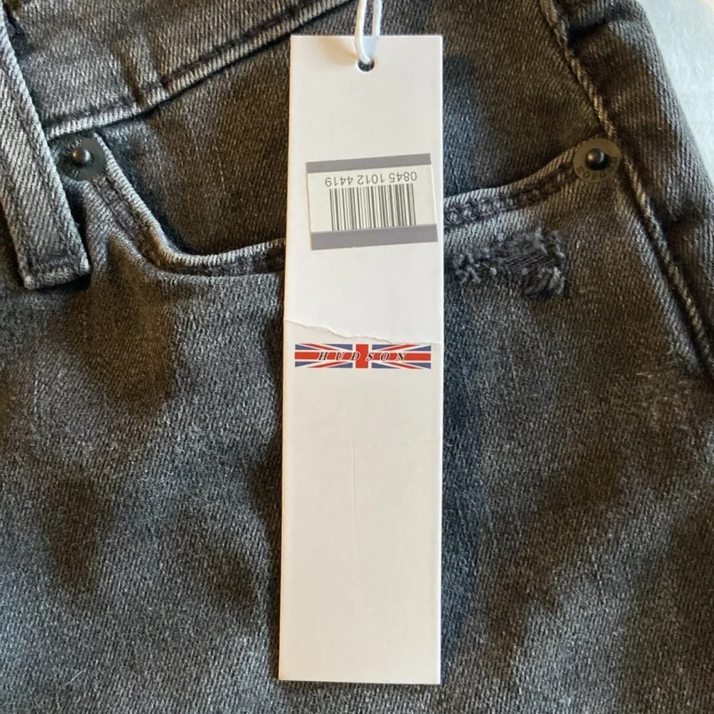 Hudson NWT Black Natalie Mid-rise Super Skinny Ankle Jeans 3113